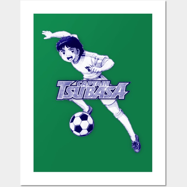 Captain Tsubasa Popart Wall Art by masnono